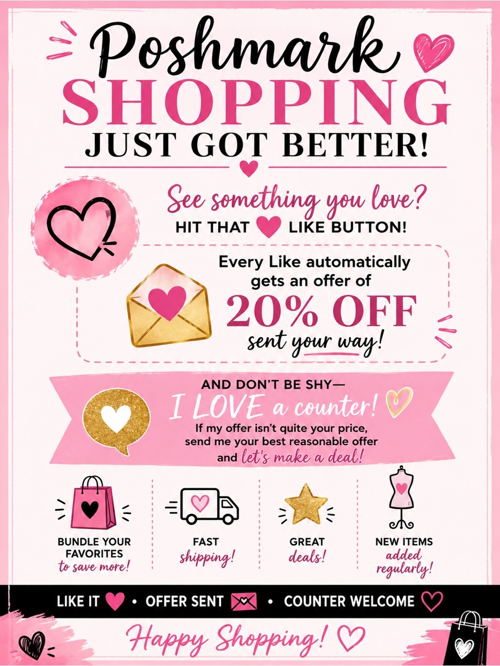 Like like like for deals deals and more deals